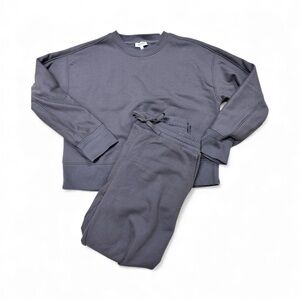 Haven Well Within Purple Grey Lounge Set Size L Joggers and Crewneck